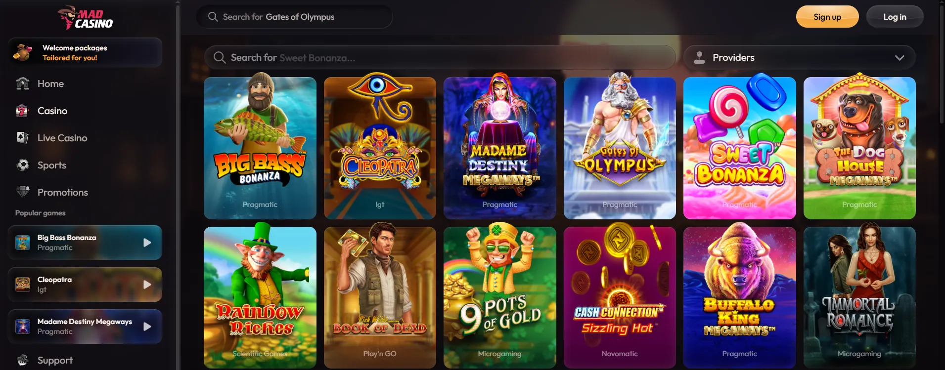 Games and Sports Betting in Non GamStop Casinos 